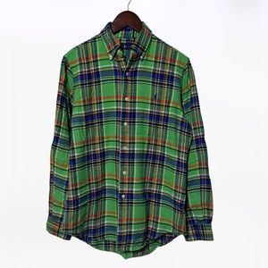 SOLD - Ralph Lauren Flannel Plaid Button Down Shirt